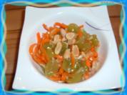 Salate : Möhren - Kohlrabi - Trauben - Rezept