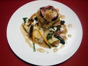 Rezept: Filet Wellington, neu gestaltet, mit gemischten Wurzeln Filet Wellington, neu gestaltet, mit gemischten Wurzeln - Rezept