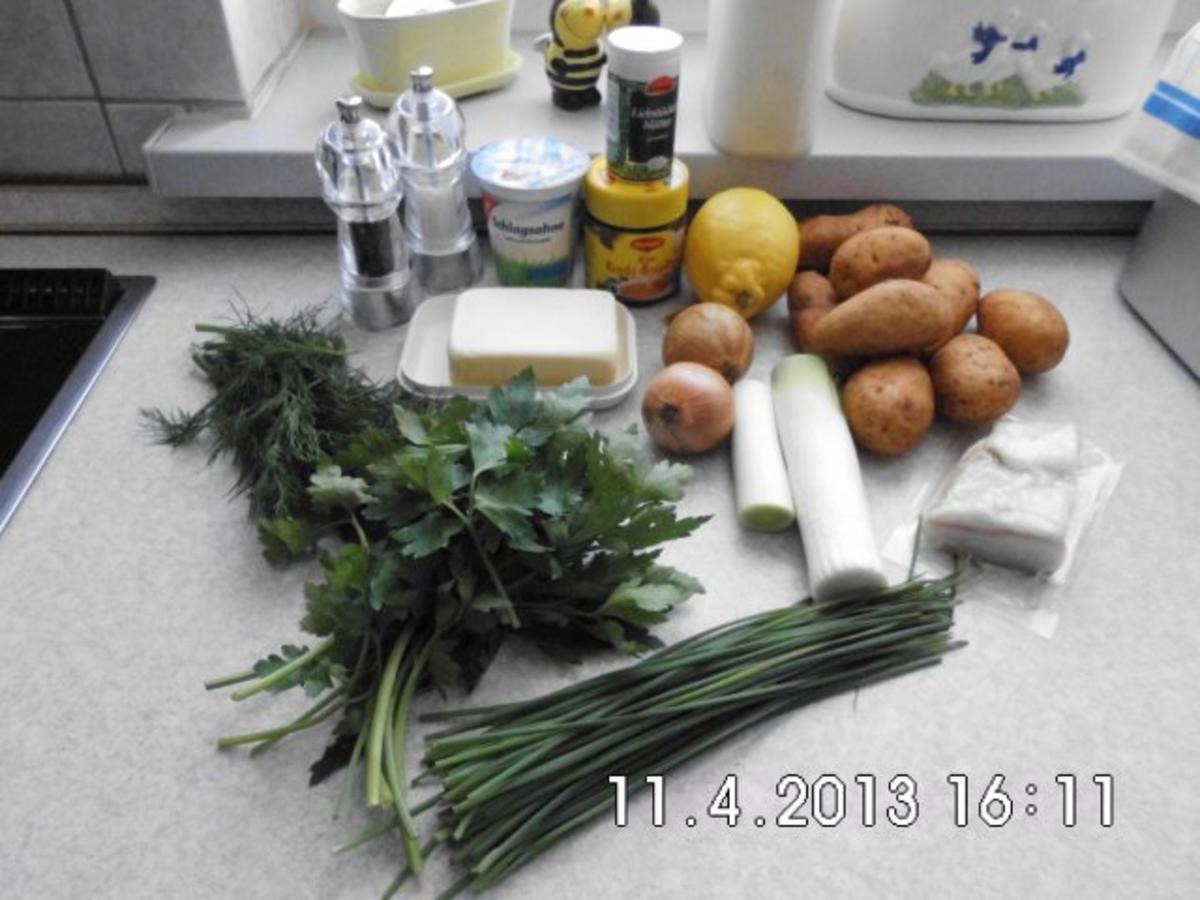 Kartoffeln in Kräuter-Sahne-Sauce - Rezept - Bild Nr. 2