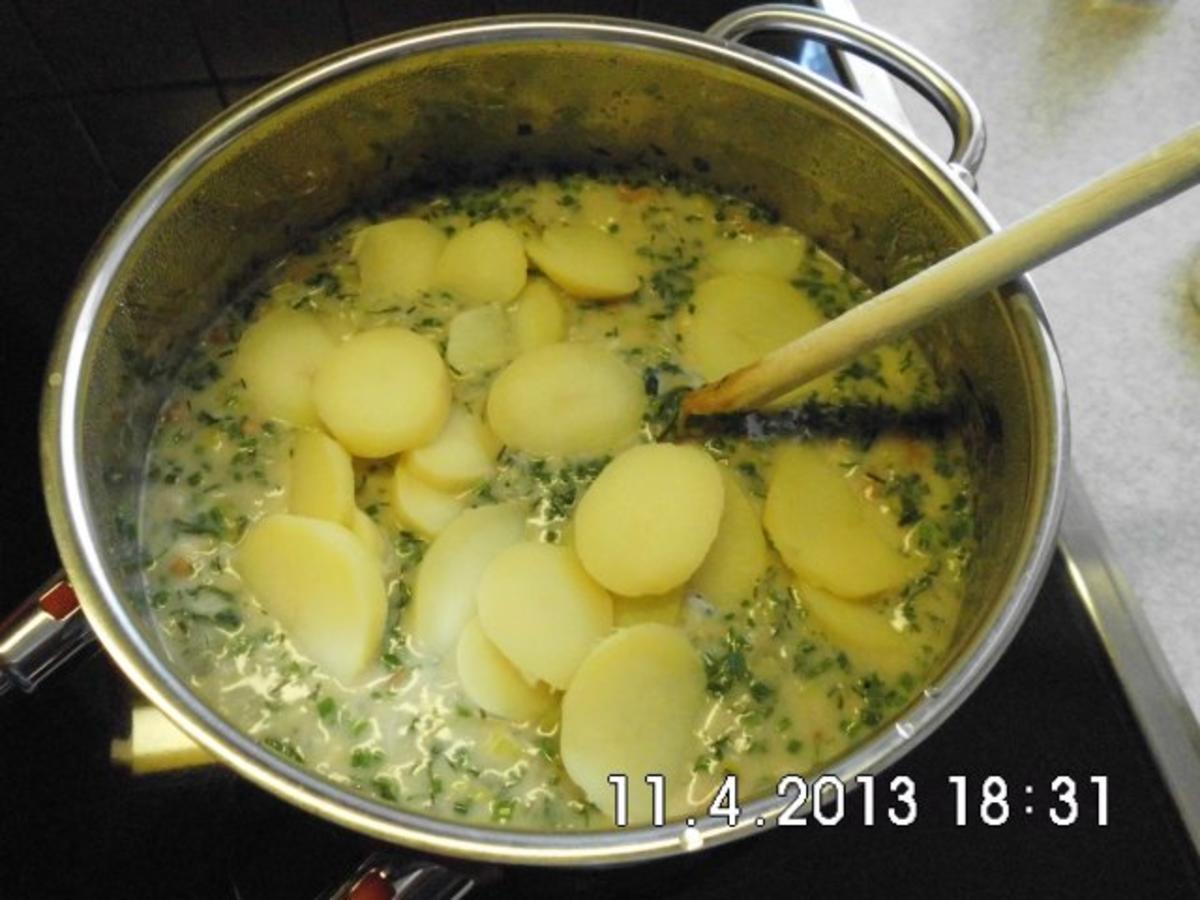 Kartoffeln in Kräuter-Sahne-Sauce - Rezept - Bild Nr. 12