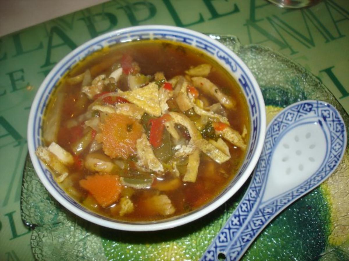 Saure chinesische Suppe à la Ivanka - Rezept