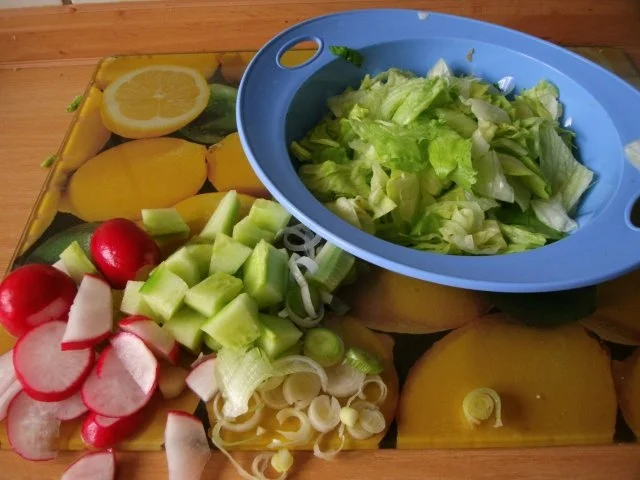 Rezept: Steaks mit Champignons und buntem Salat Bild Nr. 7 Steaks mit Champignons und buntem Salat - Rezept - Bild Nr. 7