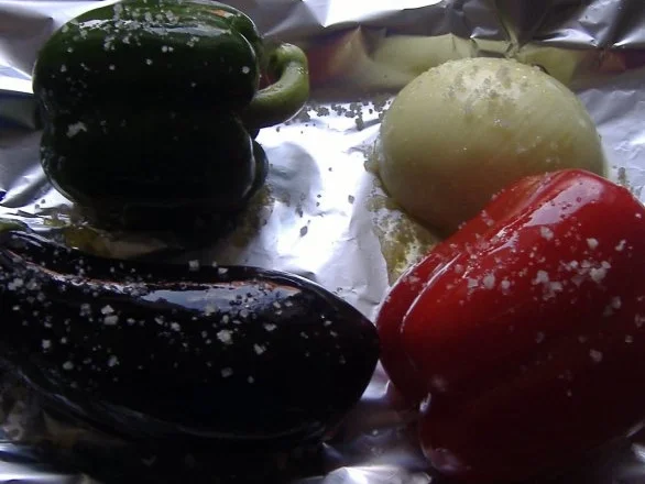 Rezept: Gefülltes Brot mit Ibericoschwein und Gemüse Bild Nr. 2 Gefülltes Brot mit Ibericoschwein und Gemüse - Rezept - Bild Nr. 2