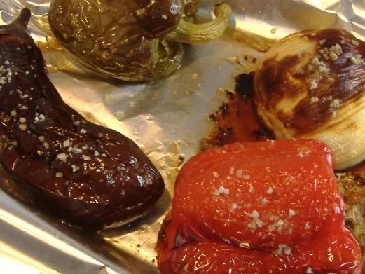 Rezept: Gefülltes Brot mit Ibericoschwein und Gemüse Bild Nr. 5 Gefülltes Brot mit Ibericoschwein und Gemüse - Rezept - Bild Nr. 5