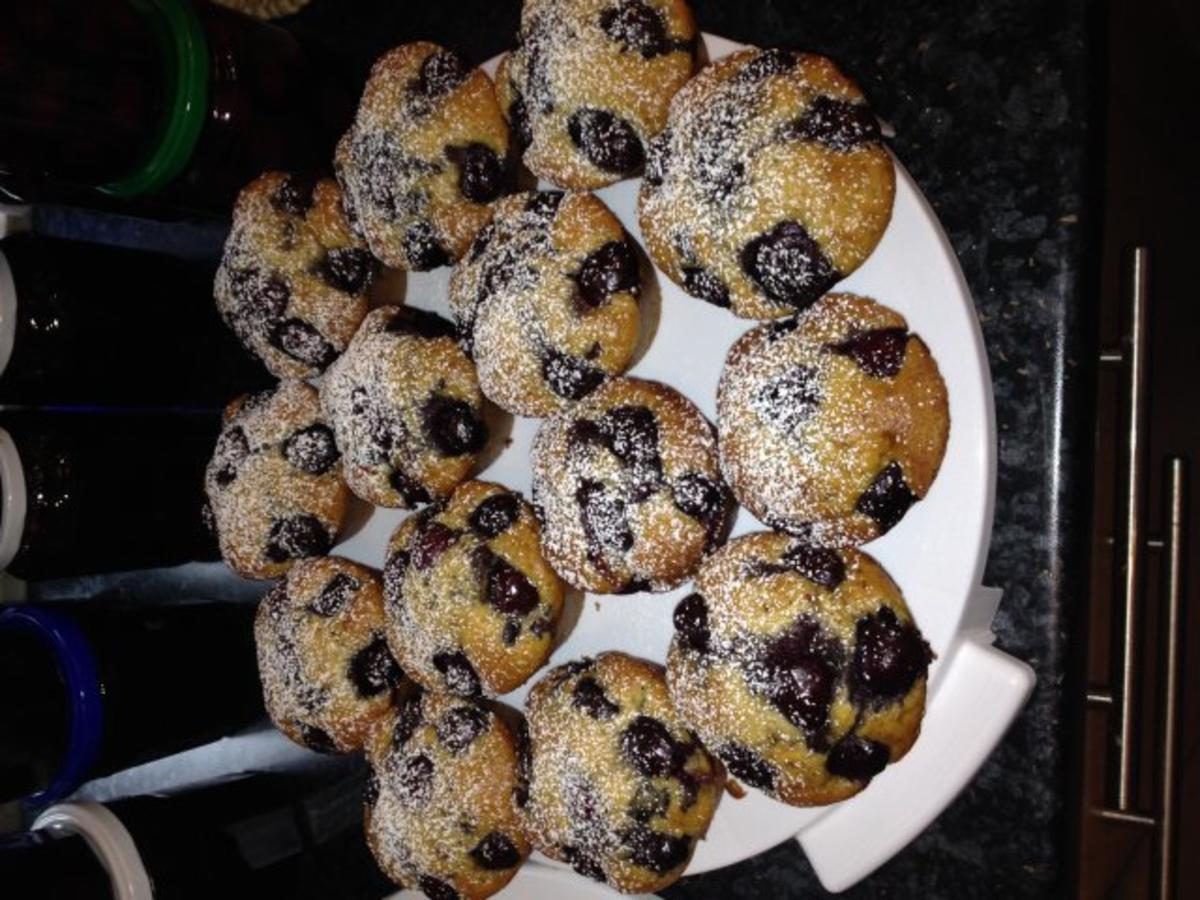 Kirschmuffins mit Haferflocken - Rezept - Bild Nr. 2