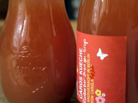 Rezept: Rhabarber-Orangen-Sirup Bild Nr. 12 Rhabarber-Orangen-Sirup - Rezept - Bild Nr. 12