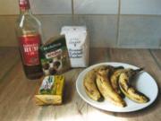 Bananas, baked and rumed as in Santa Lucia - Rezept
