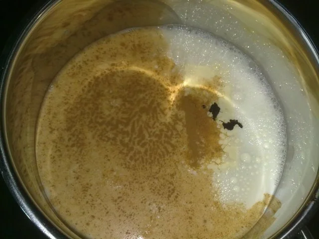 Selbstgemachtes Grießbrei mit Apfel-Mango-Stück - Rezept - Bild Nr. 7