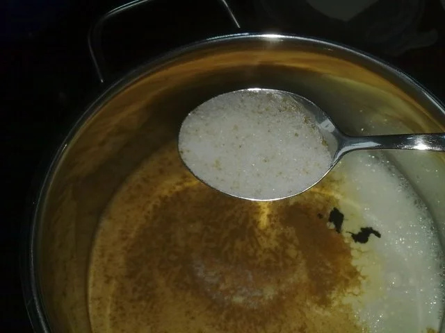 Selbstgemachtes Grießbrei mit Apfel-Mango-Stück - Rezept - Bild Nr. 9