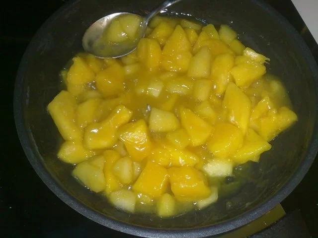 Selbstgemachtes Grießbrei mit Apfel-Mango-Stück - Rezept - Bild Nr. 32