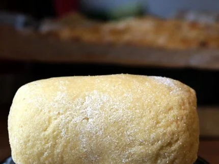 Lachsforelle in Kürbiskernkruste, Tagliatelle, Riesling-Dill-Schaum, Kräuterseitlinge - Rezept - Bild Nr. 3