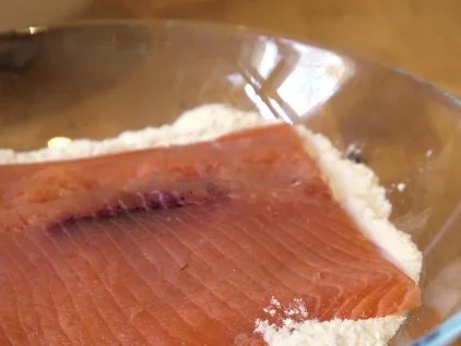 Lachsforelle in Kürbiskernkruste, Tagliatelle, Riesling-Dill-Schaum, Kräuterseitlinge - Rezept - Bild Nr. 10