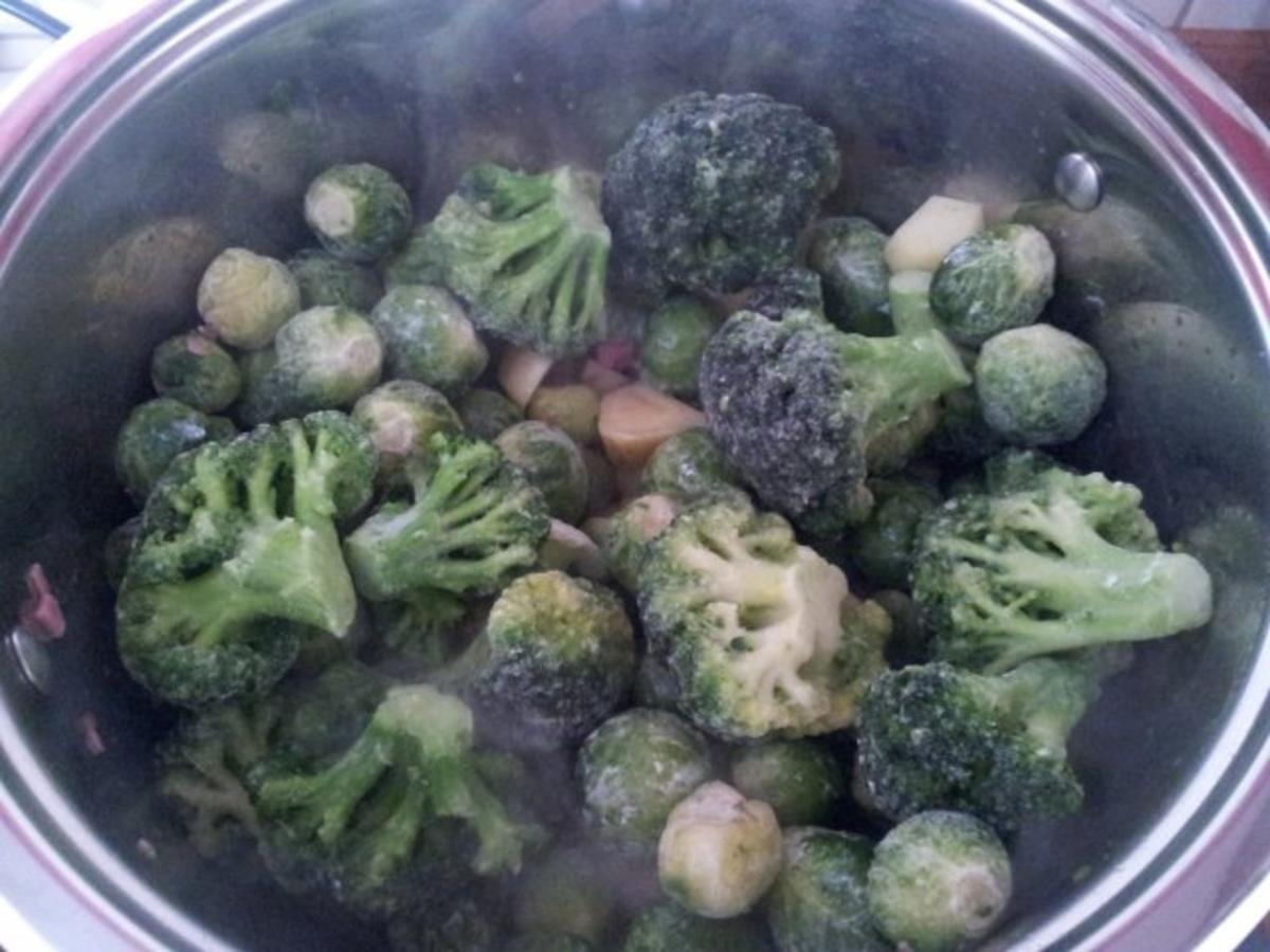 Rosenkohl-Broccolisuppe - Rezept - Bild Nr. 5