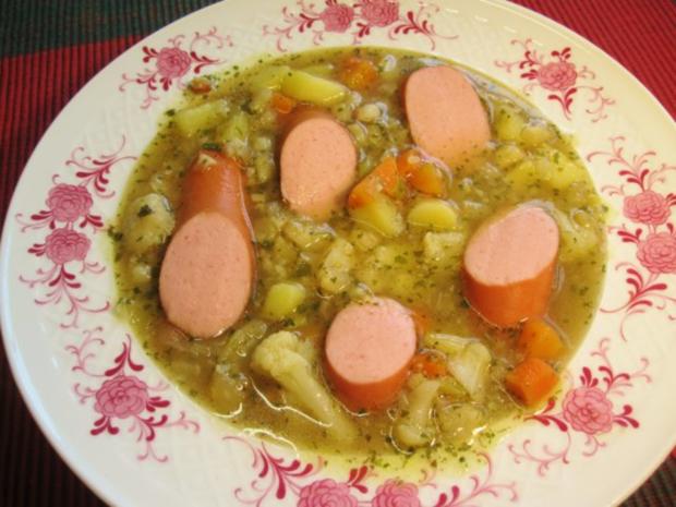 Gemüsesuppe aus Resten