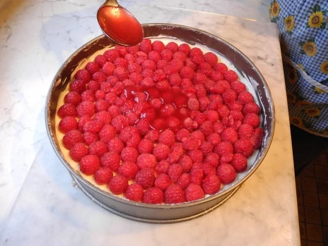 Himbeertorte mit Frischkäse - Rezept - Bild Nr. 4