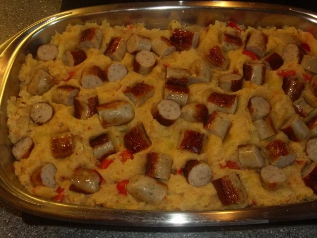 Bratwurstauflauf mit Paprika - Rezept - Bild Nr. 7