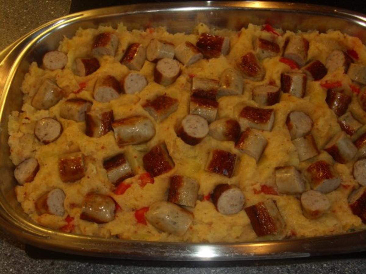 Bratwurstauflauf Mit Paprika Rezept Mit Bild Kochbar De