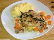 Kotelett in Pergament gebacken - Rezept