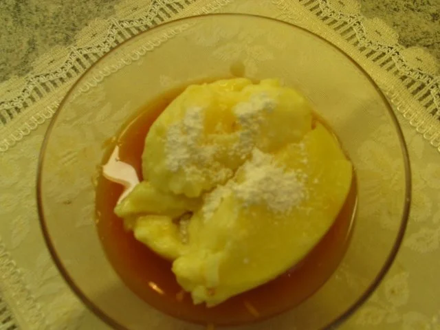 Süßspeisen + Desserts: Feurige Lava unter schneebedecktem Gipfel - Rezept - Bild Nr. 5