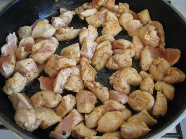 Rezept: Spargel-Nudel-Pfanne mit Hähnchen Bild Nr. 5 Spargel-Nudel-Pfanne mit Hähnchen - Rezept - Bild Nr. 5