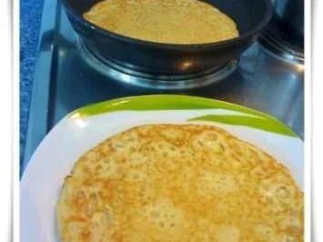 Pfannkuchen, gefüllt, gerollt, paniert und gebraten. - Rezept - Bild Nr. 9