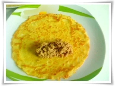 Pfannkuchen, gefüllt, gerollt, paniert und gebraten. - Rezept - Bild Nr. 15