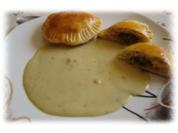 Hefeteigtaschen mit Austernpilzfüllung - Rezept