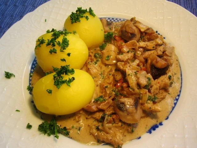 Schnitzelpfanne von der Pute ... - Rezept - Bild Nr. 8