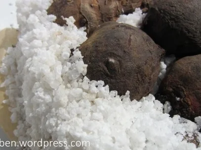 Rezept: Unter der Salzkruste gegart: Rote Bete Salat mit Parmesan Bild Nr. 3 Unter der Salzkruste gegart: Rote Bete Salat mit Parmesan - Rezept - Bild Nr. 3