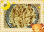 Honignudeln mit Mandeln - Rezept