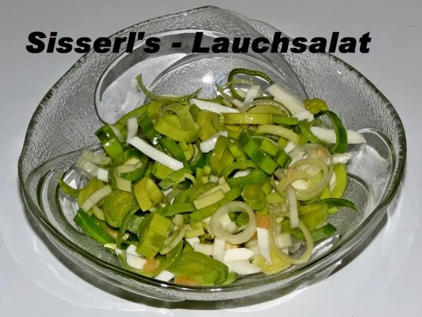 Sisserl's *Lauchsalat* - Rezept