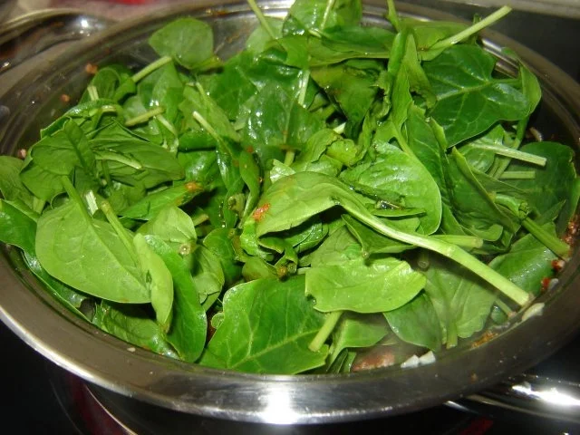 Junger Spinat mit Hackfleisch - Rezept - Bild Nr. 7