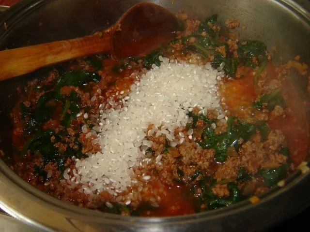 Junger Spinat mit Hackfleisch - Rezept - Bild Nr. 9