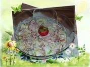 Salate : Kartoffelsalat mit Gurke und Radieschen - Rezept