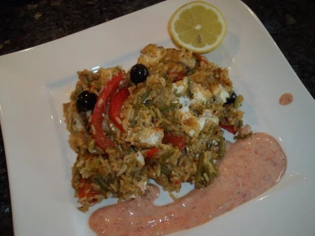 Griechische Reispfanne - Rezept