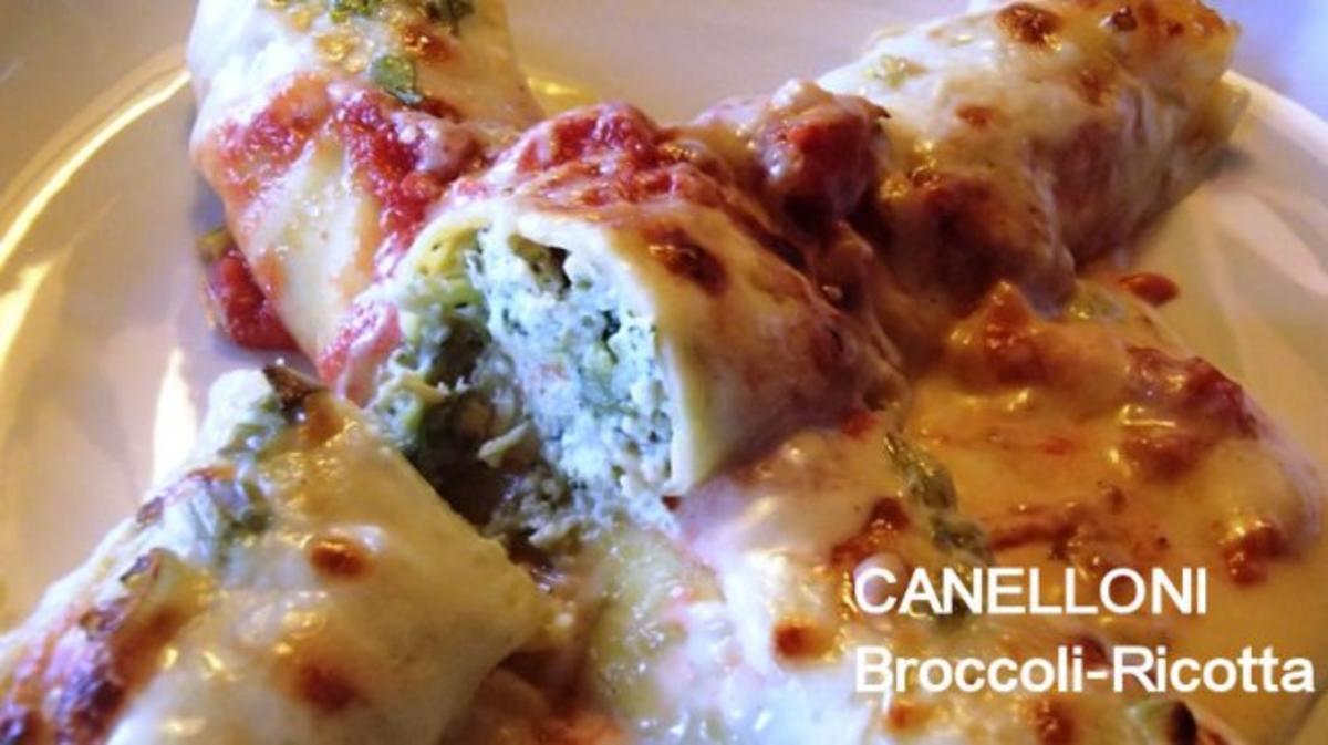 Bilder für CANELLONI Broccoli-Ricotta - Rezept