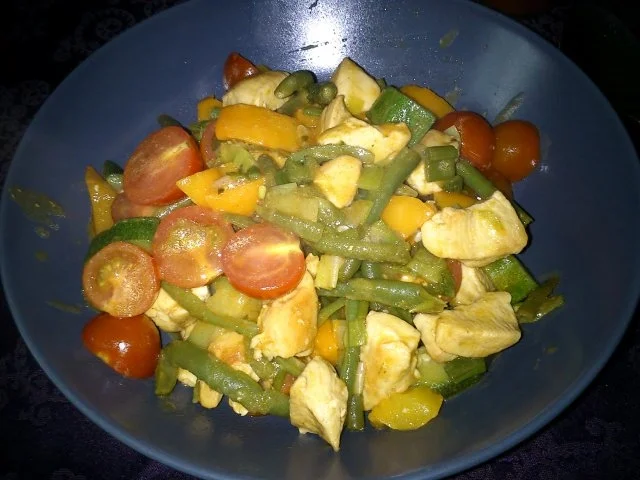 Rezept: Pikante Gemüsepfanne Pikante Gemüsepfanne - Rezept