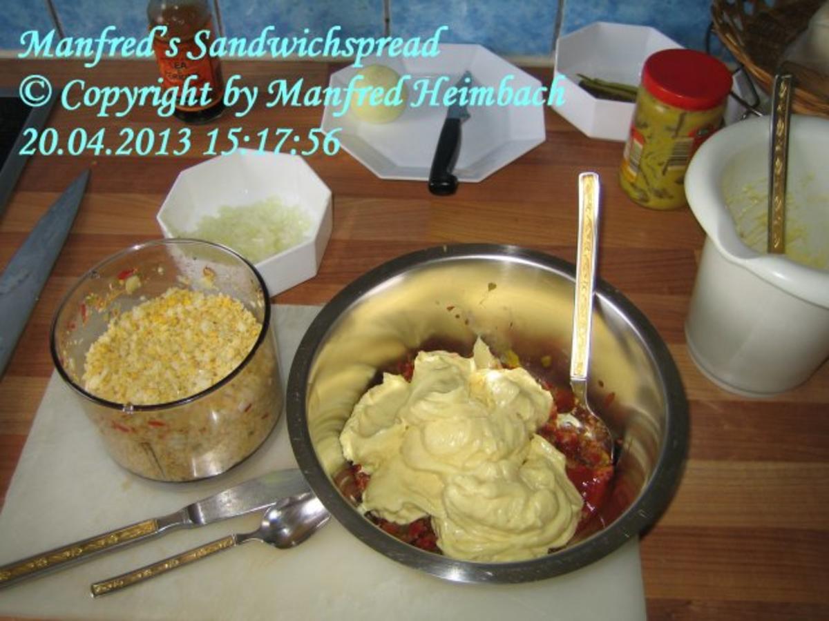 Brotaufstrich – Manfred’s Sandwichspread - Rezept - Bild Nr. 2