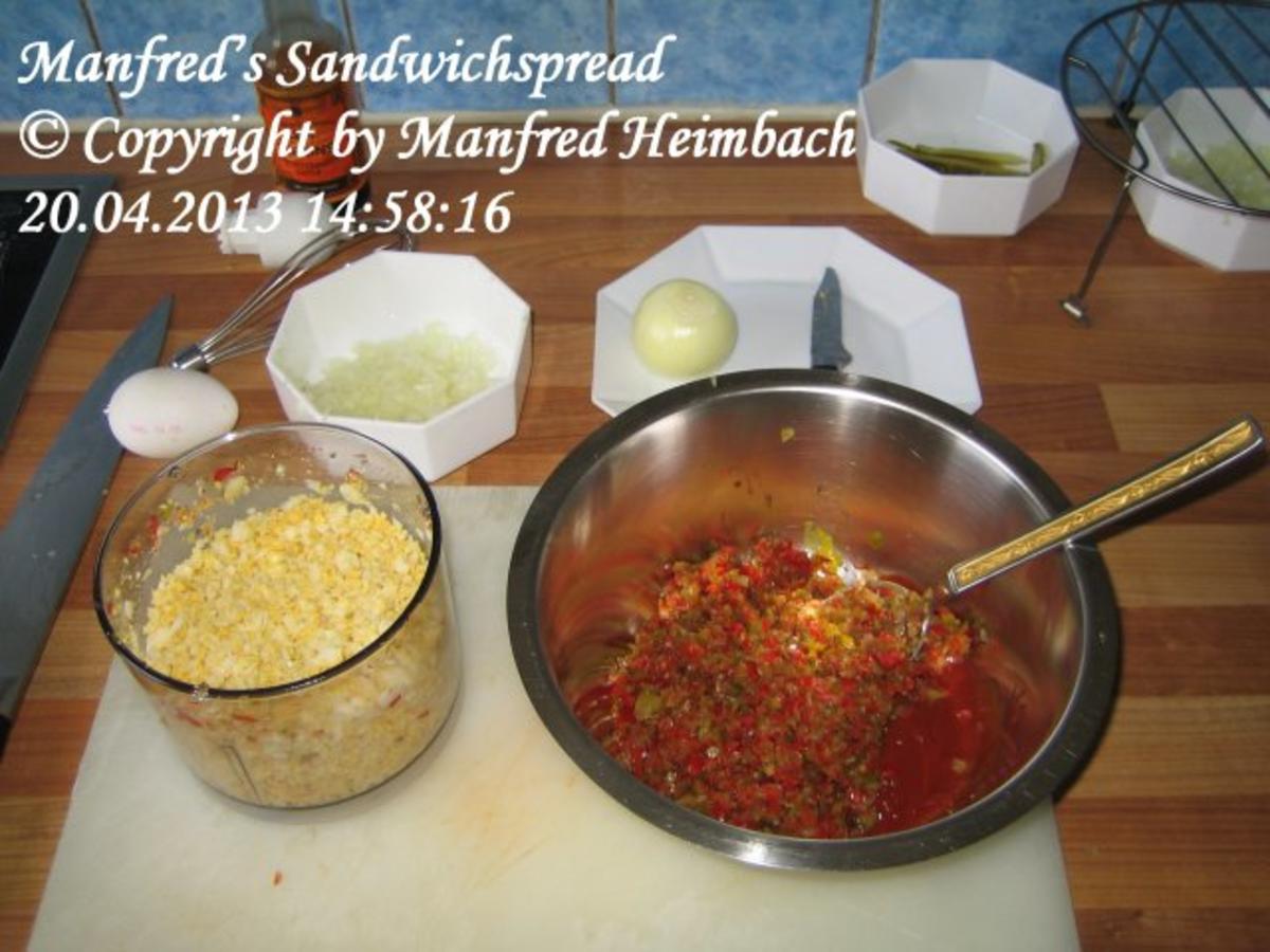 Brotaufstrich – Manfred’s Sandwichspread - Rezept - Bild Nr. 3
