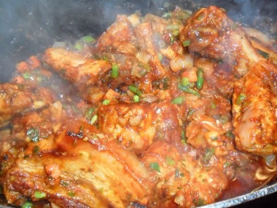 Rezept: rippchen in malzbiersoße-nichts für ne "bikinidiätfigur" !!! Bild Nr. 4 rippchen in malzbiersoße-nichts für ne "bikinidiätfigur" !!! - Rezept - Bild Nr. 4