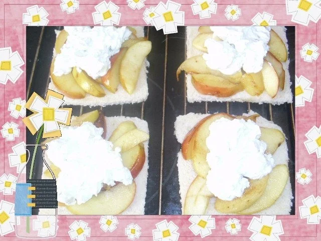 Rezept: Apfel-Stilton-Toasts Bild Nr. 2 Apfel-Stilton-Toasts - Rezept - Bild Nr. 2