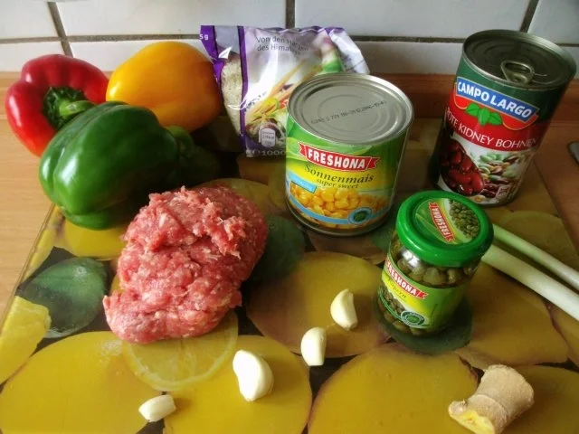 Rezept: Gemüse-Hack- Reispfanne Bild Nr. 3 Gemüse-Hack- Reispfanne - Rezept - Bild Nr. 3