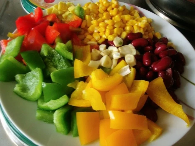 Rezept: Gemüse-Hack- Reispfanne Bild Nr. 4 Gemüse-Hack- Reispfanne - Rezept - Bild Nr. 4