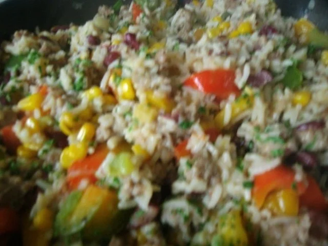 Rezept: Gemüse-Hack- Reispfanne Bild Nr. 11 Gemüse-Hack- Reispfanne - Rezept - Bild Nr. 11