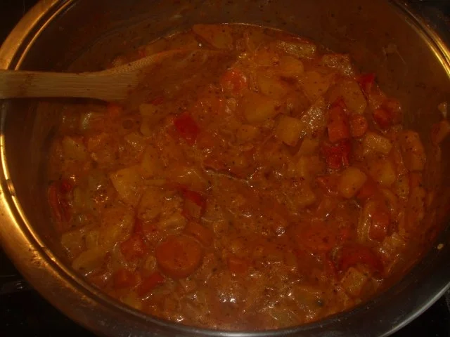 Rezept: Kartoffelgulasch Bild Nr. 6 Kartoffelgulasch - Rezept - Bild Nr. 6