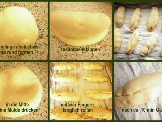 Rezept: Knüppel - Brötchen Bild Nr. 3 Knüppel - Brötchen - Rezept - Bild Nr. 3