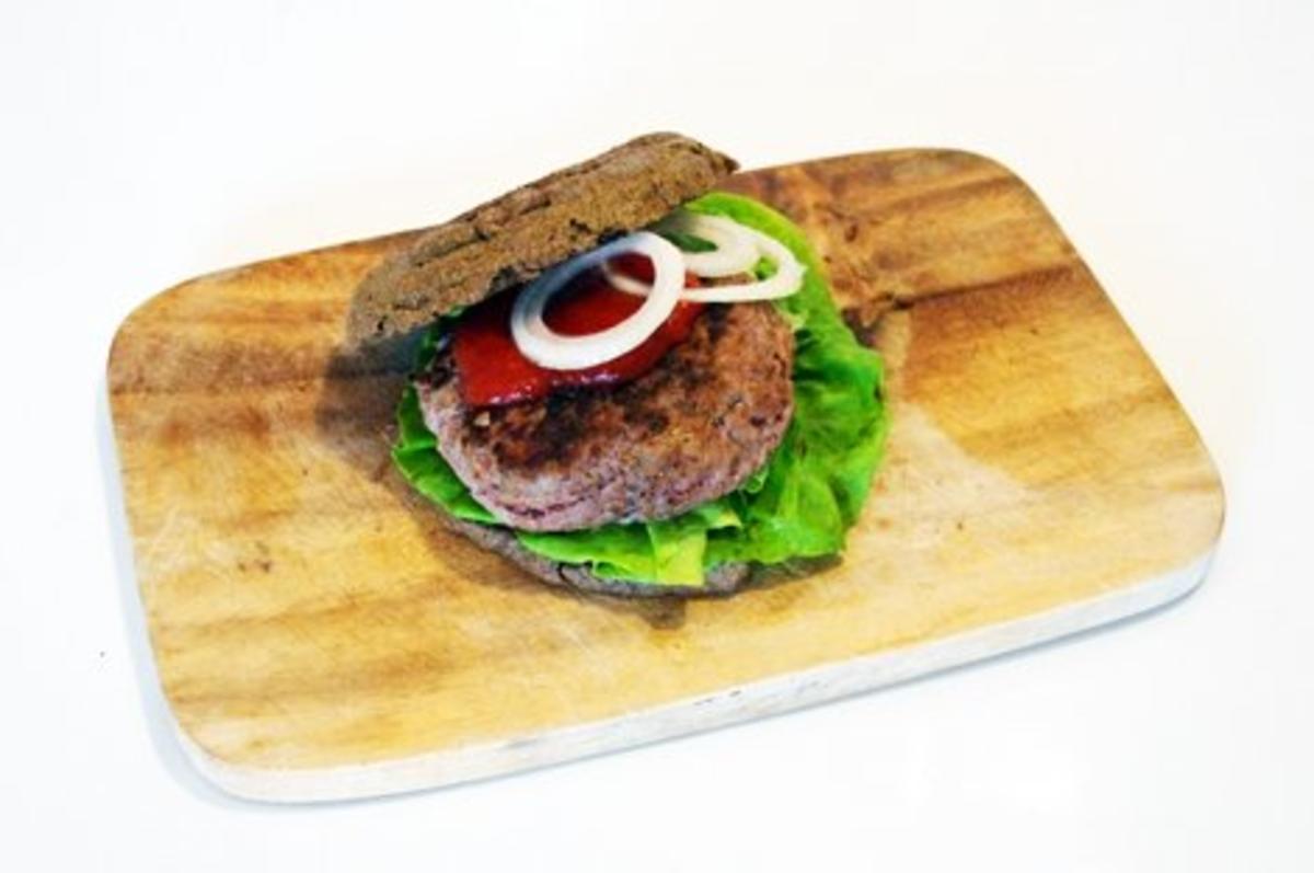 Protein Hamburger - Low Carb - Rezept