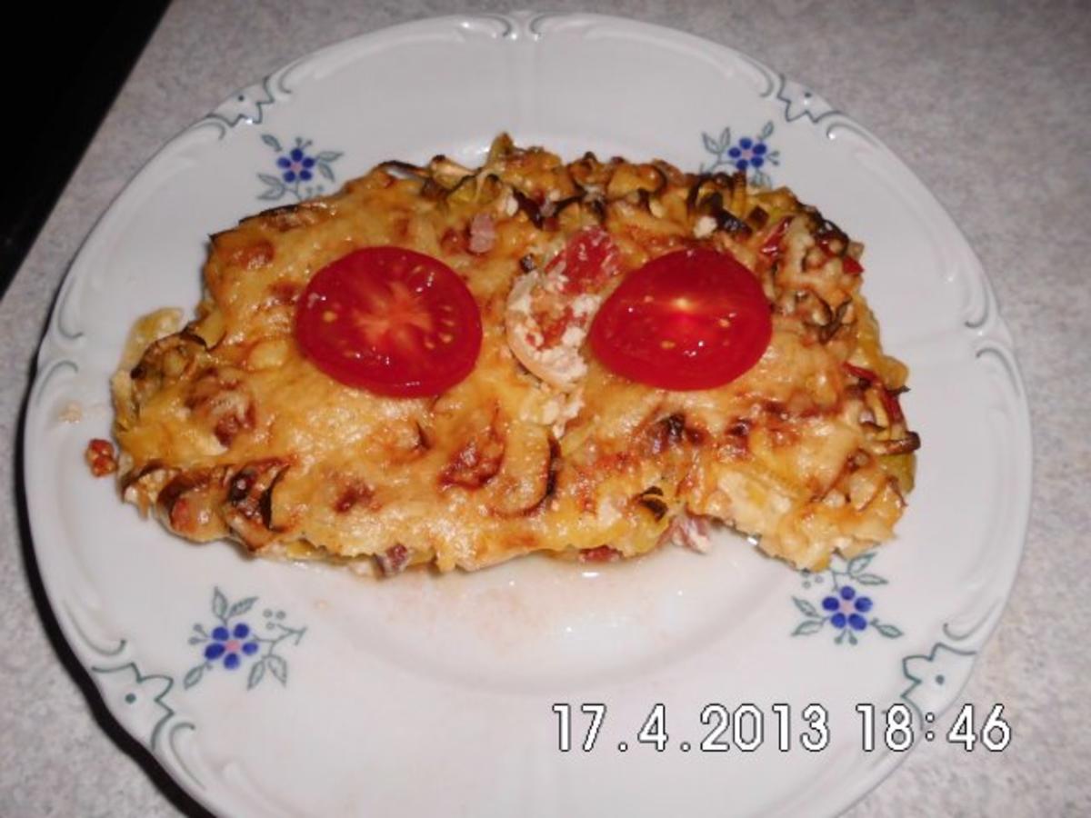 Lauch-Tomaten-Gratin - Rezept mit Bild - kochbar.de