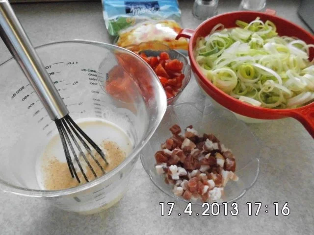 Rezept: Lauch-Tomaten-Gratin Bild Nr. 3 Lauch-Tomaten-Gratin - Rezept - Bild Nr. 3