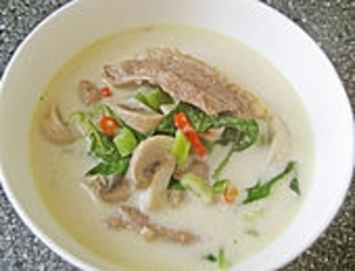 Scharfe Entensuppe - Rezept